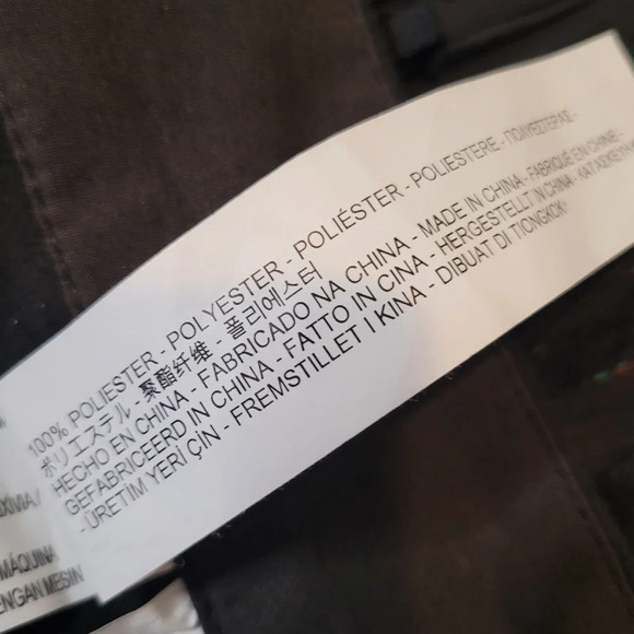 ZARA Black faux suede tiered fringed Harlem Nights Rita Hayworth skirt, size M - Picture 8 of 9